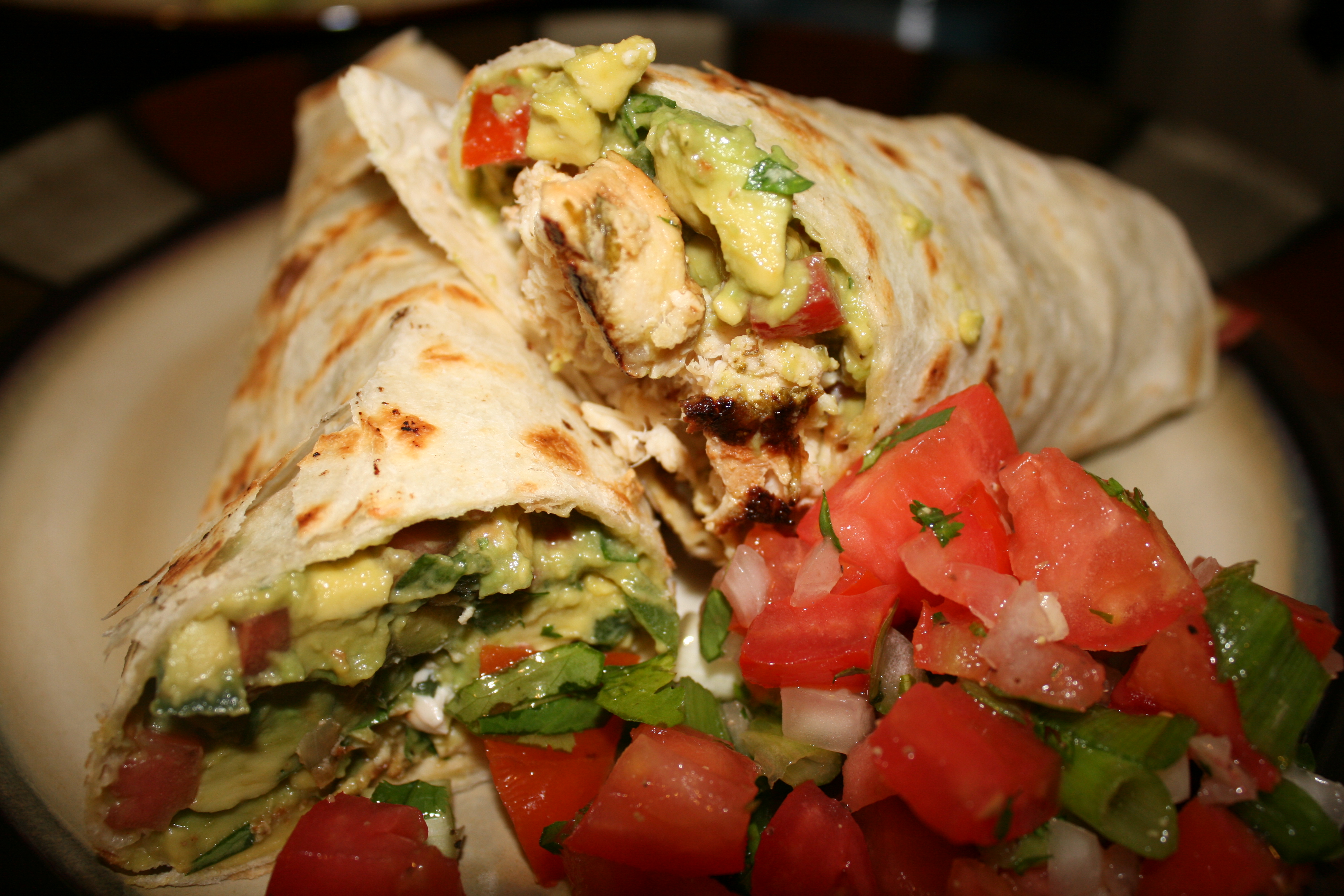 Citrus Marinated Grilled Chicken Burritos BigOven 185331