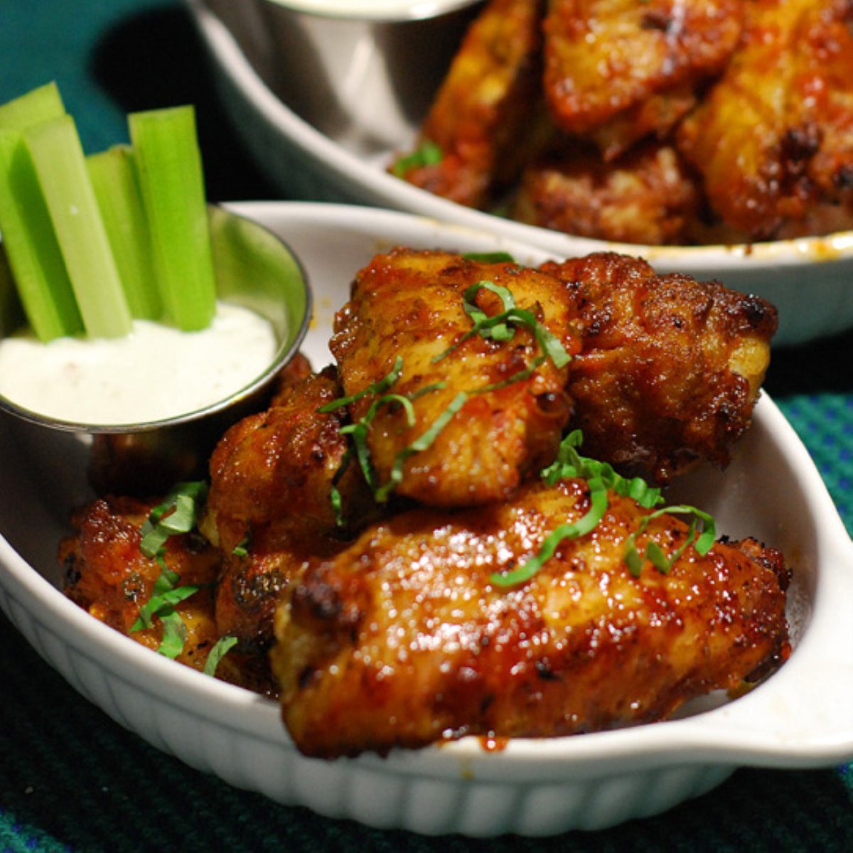 Fire Roasted Sriracha Chicken Wings BigOven 175935