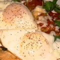 2 fried eggs with GOD-DIDN'T-MAKE-LITTLE-GREEN-APPLES HOME FRIES