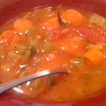 5 Minute Vegetable Soup ( in Pressure Cooker )