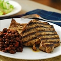 Agave Mustard Grilled Pork Chops