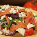 Alaskan Smoked Salmon Nicoise Salad with Alouette Crumbled Feta