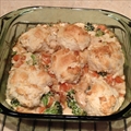 Alfredo chicken and biscuits 