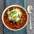 Andouille Soup with Red Beans and Rice