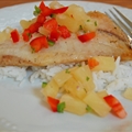 Tropical Tilapia with Coconut Salsa