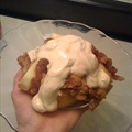 Apple Brown Betty with Brown Sugar Whipped Cream