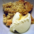 Apple Gingerbread Cobbler