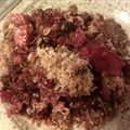 Apple, Raspberry and Blueberry Crumble