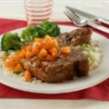 Apricot-Glazed Pork Loin Chops