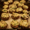 Artichoke-Stuffed Mushrooms