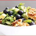 Arugula & Blueberry Salad with Raspberry Vinaigrette