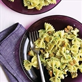 Arugula-Walnut Pesto Farfalle
