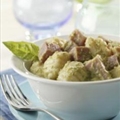 Asparagus Pesto with Gnocchi and Ham