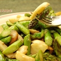 Asparagus with King Oyster Mushroom