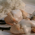 Aspargus and feta chicken bites