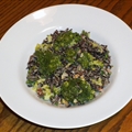 Autumn Wild Rice, Walnut, and Broccoli Salad