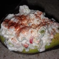 Avocado stuffed with Shrimp Salad