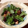 Baby Spinach and Roasted Beet Salad