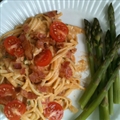 Bacon, Linguini and Tomato Toss