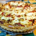 Bacon, Red Pepper and Cheese Herbed Tart