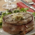 Bacon-wrapped Pork Chops with Seasoned Butter