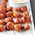 The Kitchn Bacon-Wrapped Potato Bites with Spicy Sour Cream Dipping Sauce