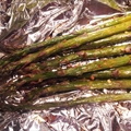 Baked Asparagus with Red Pepper Flakes