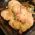 Baked Chicken Stuffed with Sun-Dried Tomato Pesto, Basil, and Goat Cheese