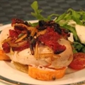 Baked Chicken with Rocket and Goats Cheese Salad