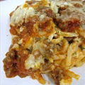 Baked Cream Cheese Spaghetti Pasta