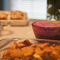 Baked French Toast Casserole with Blueberry Topping