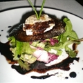 Baked Goat Cheese with Garden Salad