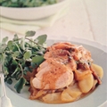 Baked Mustard Pork With Caramelised Apple