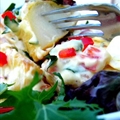 Baked Potato Salad with Honey Mustard Dressing