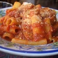 Baked Rigatoni with Meatballs