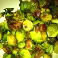Balsamic Glazed Brussels Sprouts with Pancetta