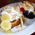 Banana Sour Cream Waffles
