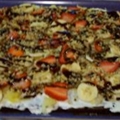 Banana Split Brownie Pizza