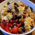 Banana Split Oatmeal