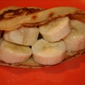 Banana-stuffed Crepes