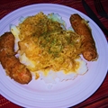 Bangers Mash and Sauerkraut