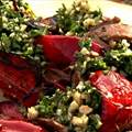 Barbecued Leg Of Lamb With Almonds And Orange Blossom