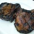 Barbeque Sweet Rosemary Pork Chops