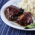 BBQ Chicken Thighs in Crockpot