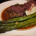 Beef- Herb-crusted with Zinfandel-Shallot Sauce