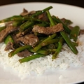 Beef, Snap Pea and Asparagus Stir-Fry