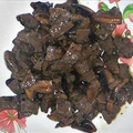 Beef Steak In Mushroom Gravy