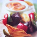 bef kebabs with peanut dipping sauce