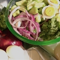 Big Chopped Salad with Creamy Bacon Dressing