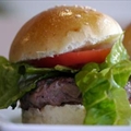 Blue Cheese Burgers With Red Onions